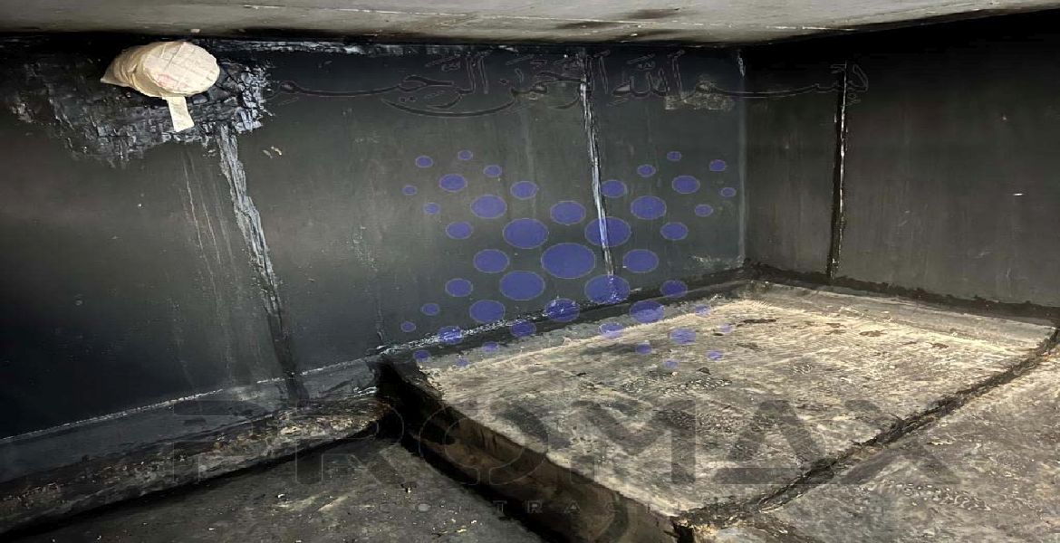Dolphin Radiators Sceptic Tank - metal roof waterproofing project by Promax in Dubai, UAE